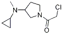 2-Chloro-1-[3-(cyclopropyl-Methyl-aMino)-pyrrolidin-1-yl]-ethanone,1353947-23-5,结构式