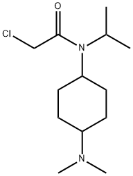 2-Chloro-N-(4-diMethylaMino-cyclohexyl)-N-isopropyl-acetaMide Struktur
