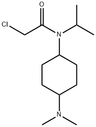 2-Chloro-N-(4-diMethylaMino-cyclohexyl)-N-isopropyl-acetaMide Structure