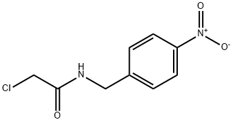 2-Chloro-N-(4-nitro-benzyl)-acetaMide 结构式