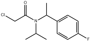 2-Chloro-N-[1-(4-fluoro-phenyl)-ethyl]-N-isopropyl-acetaMide Structure