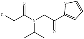 2-Chloro-N-isopropyl-N-(2-oxo-2-thiophen-2-yl-ethyl)-acetaMide Struktur