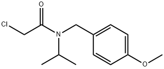 2-Chloro-N-isopropyl-N-(4-Methoxy-benzyl)-acetaMide Structure