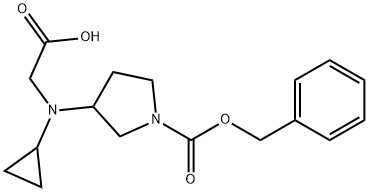 3-(CarboxyMethyl-cyclopropyl-aMino)-pyrrolidine-1-carboxylic acid benzyl ester|