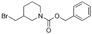 3-BroMoMethyl-piperidine-1-carboxylic acid benzyl ester Structure