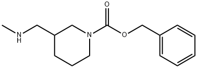 3-MethylaMinoMethyl-piperidine-1-carboxylic acid benzyl ester Structure