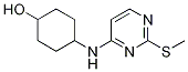 4-(2-Methylsulfanyl-pyriMidin-4-ylaMino)-cyclohexanol Structure