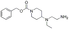 4-[(2-AMino-ethyl)-ethyl-aMino]-piperidine-1-carboxylic acid benzyl ester Structure