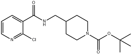 4-{[(2-Chloro-pyridine-3-carbonyl)-aMino]-Methyl}-piperidine-1-carboxylic acid tert-butyl ester|4-{[(2-氯-吡啶-3-羰基)-氨基]-甲基}-哌啶-1-羧酸叔丁基酯