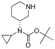 Cyclopropyl-(R)-piperidin-3-yl-carbaMic acid tert-butyl ester 结构式