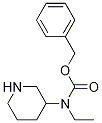 Ethyl-piperidin-3-yl-carbaMic acid benzyl ester,1353975-76-4,结构式