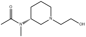 N-[(R)-1-(2-Hydroxy-ethyl)-piperidin-3-yl]-N-Methyl-acetaMide Structure