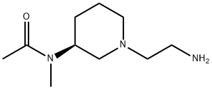 N-[(S)-1-(2-AMino-ethyl)-piperidin-3-yl]-N-Methyl-acetaMide 结构式