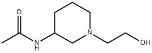 N-[1-(2-Hydroxy-ethyl)-piperidin-3-yl]-acetaMide 化学構造式