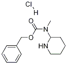 哌啶-2-甲基-氨基甲酸苄酯盐酸盐 结构式