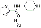チオフェン-2-カルボン酸ピペリジン-4-イルアミド塩酸塩 化学構造式