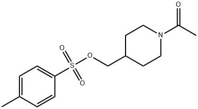 Toluene-4-sulfonic acid 1-acetyl-piperidin-4-ylMethyl ester Struktur