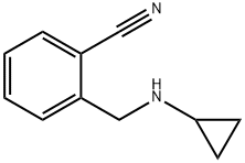 2-[(cyclopropylamino)methyl]benzonitrile Struktur