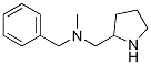 benzyl(methyl)(pyrrolidin-2-ylmethyl)amine Struktur