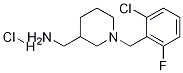 [1-(2-Chloro-6-fluoro-benzyl)-piperidin-3-yl]-methyl-amine hydrochloride Structure