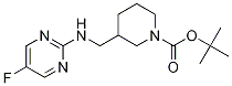 3-[(5-氟嘧啶-2-基氨基)-甲基]-哌啶-1-羧酸叔丁基酯,1261233-01-5,结构式