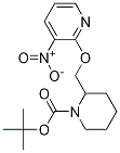 2-(3-Nitro-pyridin-2-yloxymethyl)-piperidine-1-carboxylic acid tert-butyl ester Struktur