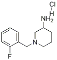 1-(2-Fluoro-benzyl)-piperidin-3-ylamine hydrochloride Structure