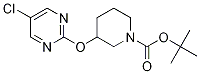 3-(5-Chloro-pyrimidin-2-yloxy)-piperidine-1-carboxylic acid tert-butylester Structure