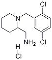 C-[1-(2,5-二氯-苄基)-哌啶-2-基]甲胺盐酸盐, , 结构式