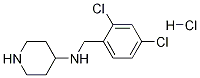 (2,4-二氯-苄基)-哌啶-4-基-胺盐酸盐,,结构式
