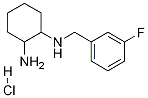 N-(3-氟-苄基)-环己烷-1,2-二胺盐酸盐,1353954-71-8,结构式