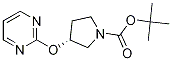 (R)-3-(Pyrimidin-2-yloxy)-pyrrolidine-1-carboxylic acid tert-butyl ester Structure