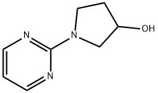 1-Pyrimidin-2-yl-pyrrolidin-3-ol Struktur