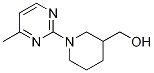 [1-(4-Methyl-pyrimidin-2-yl)-piperidin-3-yl]-methanol Struktur