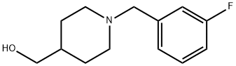 1-(3-氟-苄基)-哌啶-4-基]-甲醇,1241213-93-3,结构式