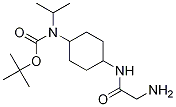 (1R,4R)-[4-(2-AMino-acetylaMino)-cyclohexyl]-isopropyl-carbaMic acid tert-butyl ester Struktur