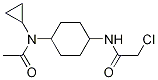 (1R,4R)-N-[4-(Acetyl-cyclopropyl-aMino)-cyclohexyl]-2-chloro-acetaMide 化学構造式