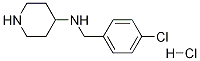 (4-氯-苄基)-哌啶-4-基-胺盐酸盐 结构式