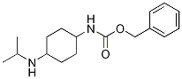 (4-IsopropylaMino-cyclohexyl)-carbaMic acid benzyl ester Struktur