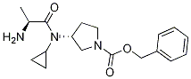 (R)-3-[((S)-2-AMino-propionyl)-cyclopropyl-aMino]-pyrrolidine-1-carboxylic acid benzyl ester|