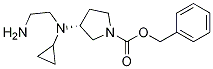 (R)-3-[(2-AMino-ethyl)-cyclopropyl-aMino]-pyrrolidine-1-carboxylic acid benzyl ester Structure