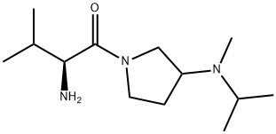 (S)-2-AMino-1-[3-(isopropyl-Methyl-aMino)-pyrrolidin-1-yl]-3-Methyl-butan-1-one,1354026-49-5,结构式