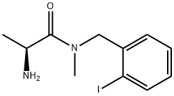 (S)-2-AMino-N-(2-iodo-benzyl)-N-Methyl-propionaMide Structure