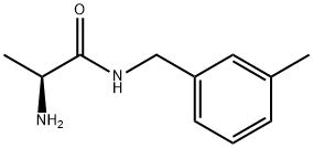 (S)-2-AMino-N-(3-Methyl-benzyl)-propionaMide,1175835-19-4,结构式