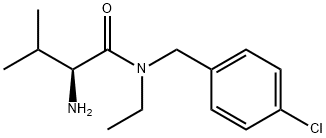 (S)-2-AMino-N-(4-chloro-benzyl)-N-ethyl-3-Methyl-butyraMide Structure