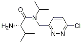 (S)-2-AMino-N-(6-chloro-pyridazin-3-ylMethyl)-N-isopropyl-3-Methyl-butyraMide 结构式