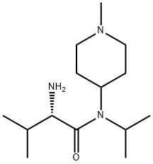 (S)-2-AMino-N-isopropyl-3-Methyl-N-(1-Methyl-piperidin-4-yl)-butyraMide Structure