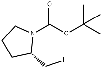 (S)-2-(碘甲基)吡咯烷-1-羧酸叔丁酯, 338945-22-5, 结构式