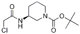 (S)-3-(2-Chloro-acetylaMino)-piperidine-1-carboxylic acid tert-butyl ester,,结构式