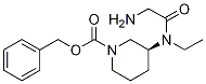 (S)-3-[(2-AMino-acetyl)-ethyl-aMino]-piperidine-1-carboxylic acid benzyl ester 结构式